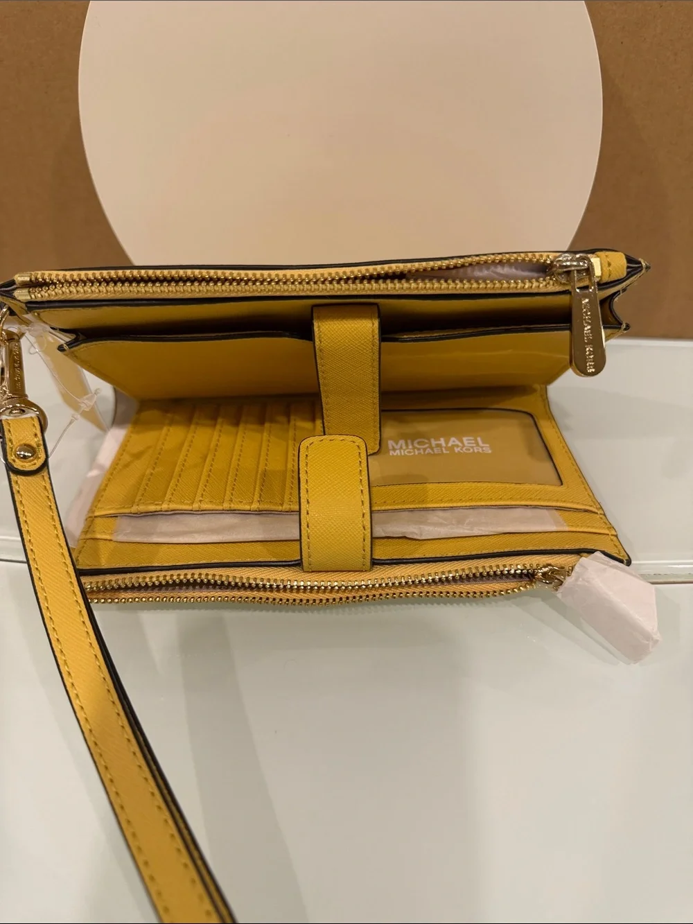 Michael Kors compact saffiano